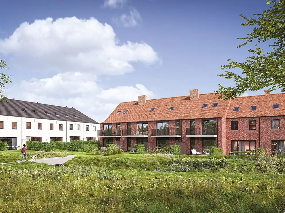Nieuwbouwoning in een landelijke omgeving foto {{pictureIndex}}