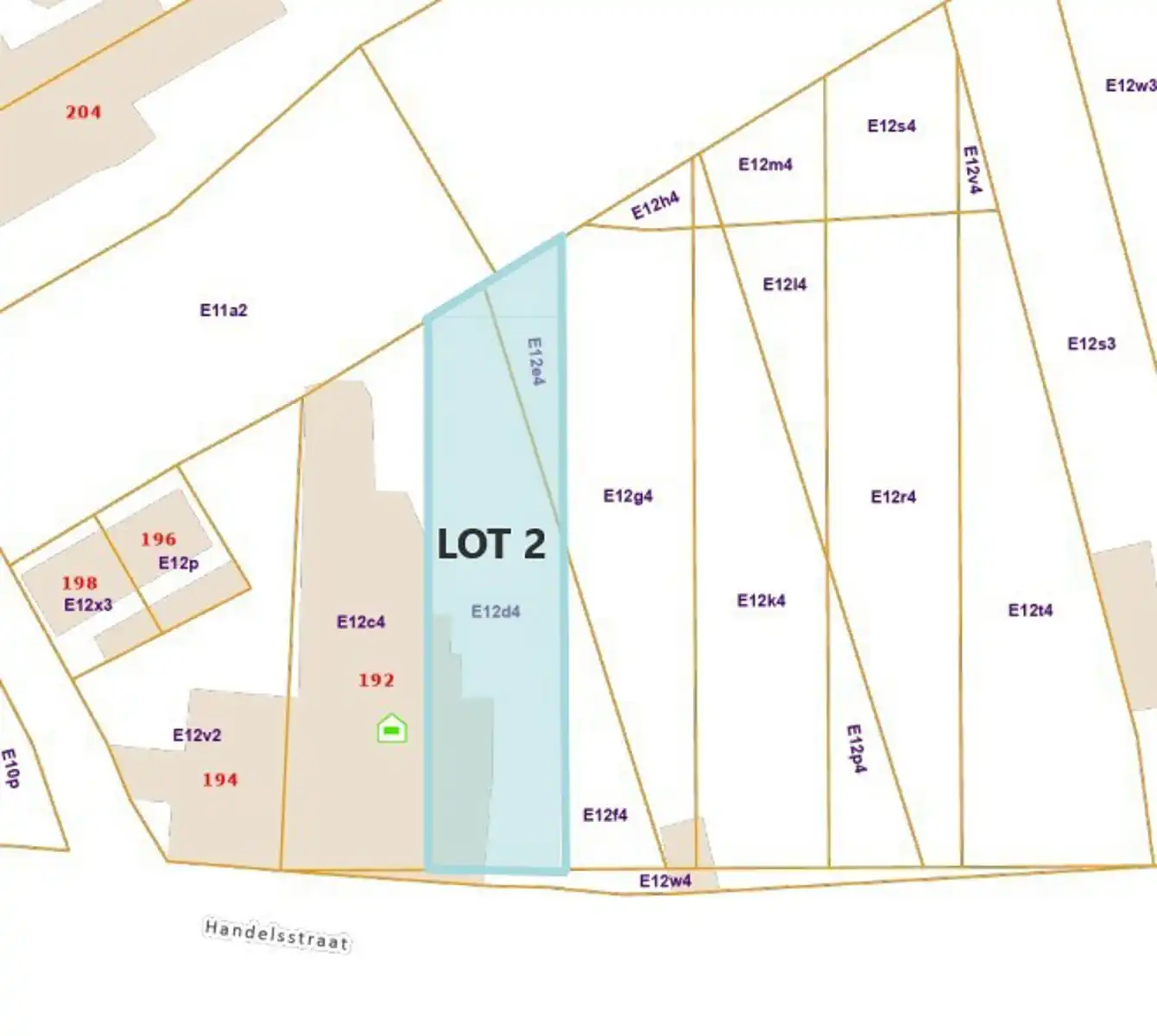 Bouwgrond (444m²) voor halfopen bebouwing te Malderen foto 3