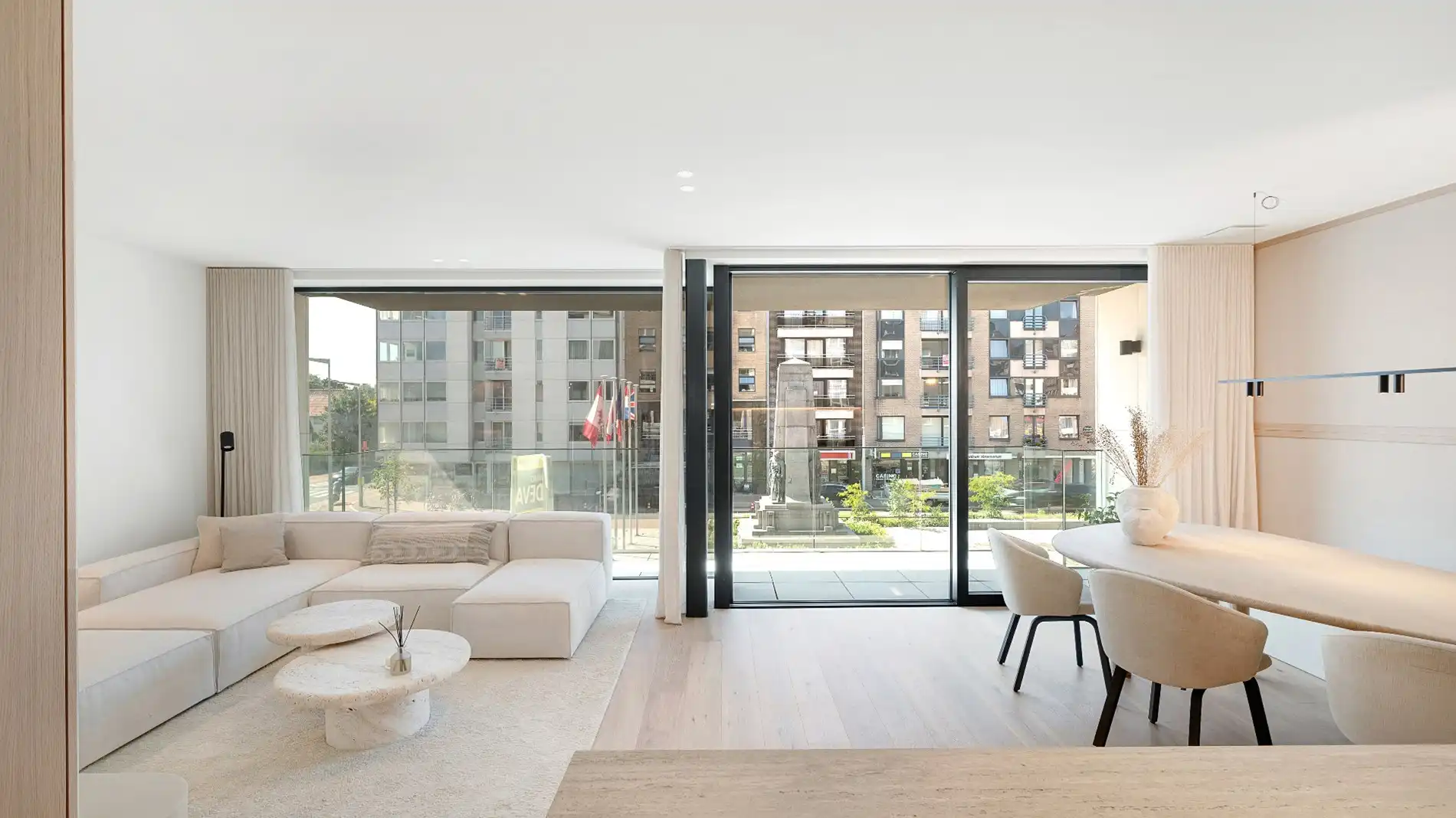 Nieuw appartement gelegen aan de zuidkant van het vernieuwde Burg. Fr. Desmidtplein. Gevelbreedte van ca. 8 meter. foto 15