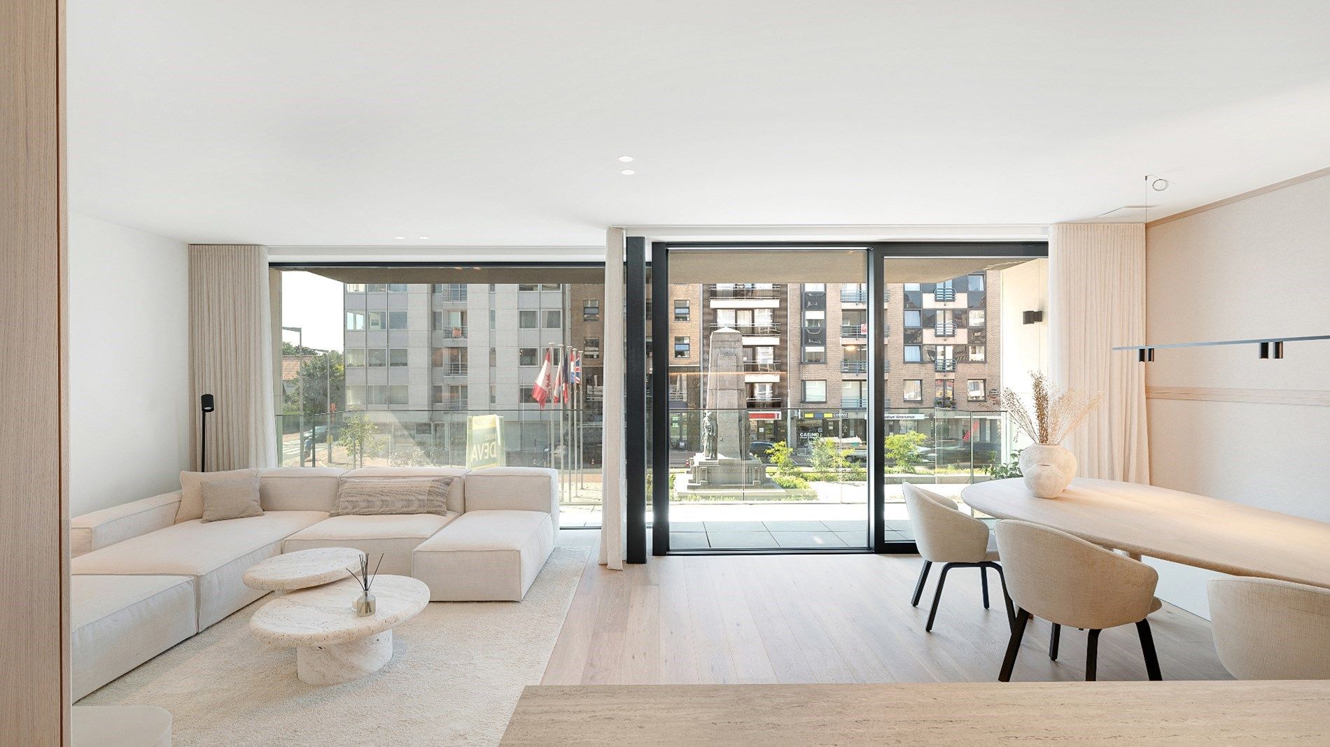 Nieuw appartement gelegen aan de zuidkant van het vernieuwde Burg. Fr. Desmidtplein. Gevelbreedte van ca. 8 meter. foto 15