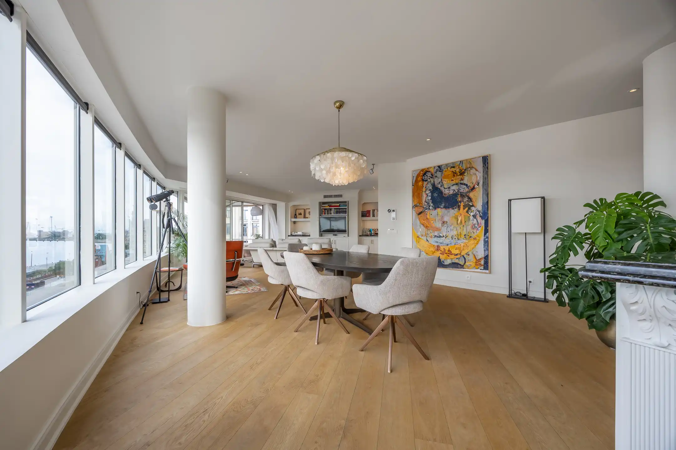 Exclusief appartement met panoramisch Scheldezicht foto 9