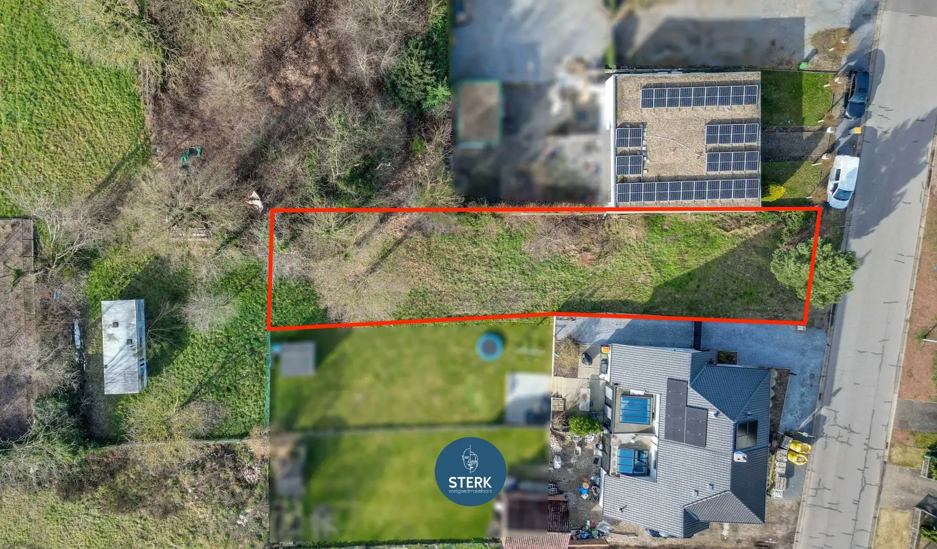 BOUWGROND VAN 5A 32CA VOOR HALFOPEN BEBOUWING TE REKEM !  foto 2