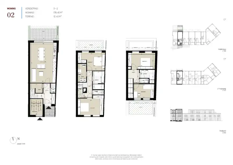 Oostakker (Gent), Pijphoekstraat - 'Amandine' - Fase 1: Lot W02 foto 2