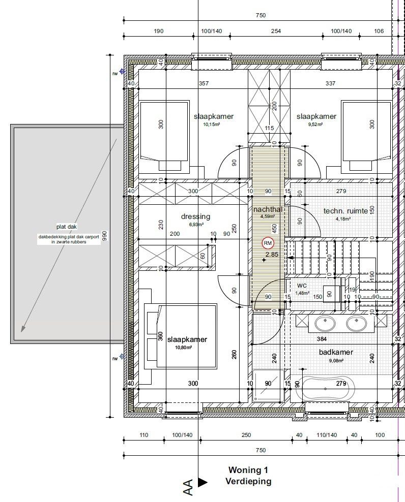 Rotem centrum: energiezuinige nieuwbouw woning op 481m² foto 16