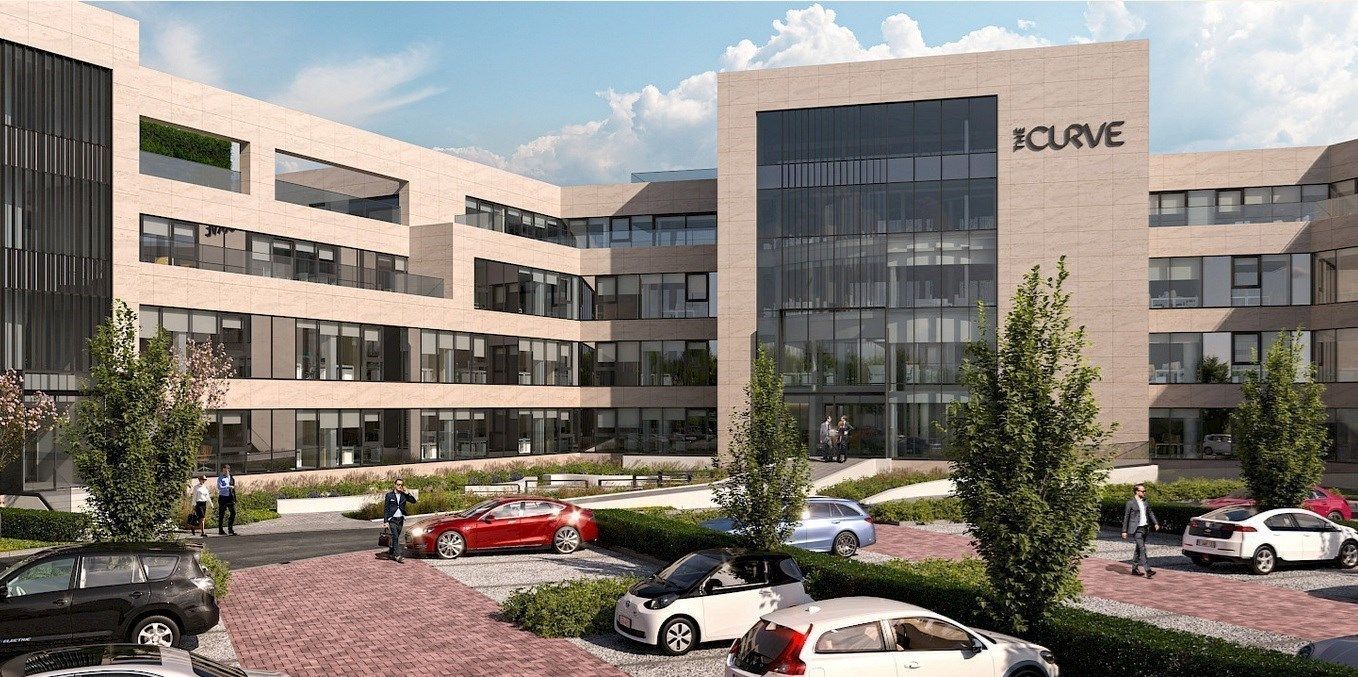 High-end kantoren te huur in duurzaam renovatieproject  The Curve aan E40 in Drongen foto 2