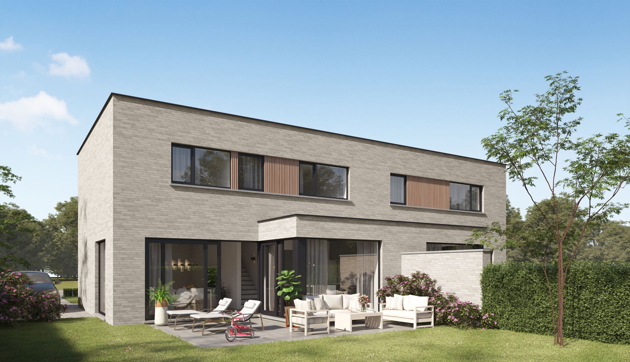 Moderne nieuwbouwwoning foto {{pictureIndex}}