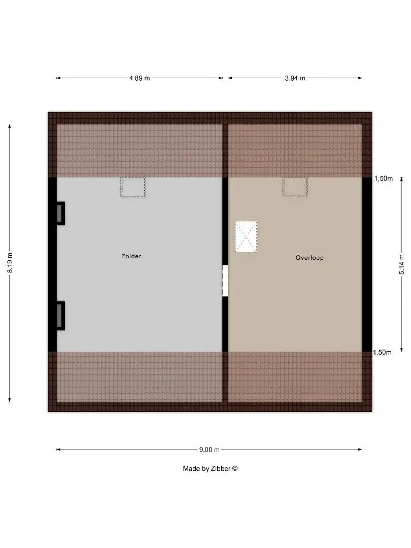 Woning met 3 ruime slaapkamers, bureau, tuin , kelder en zolder in Kessel-Lo! - EPC 198 kWh/m² - bewoonbare opp. 233 m² foto 34