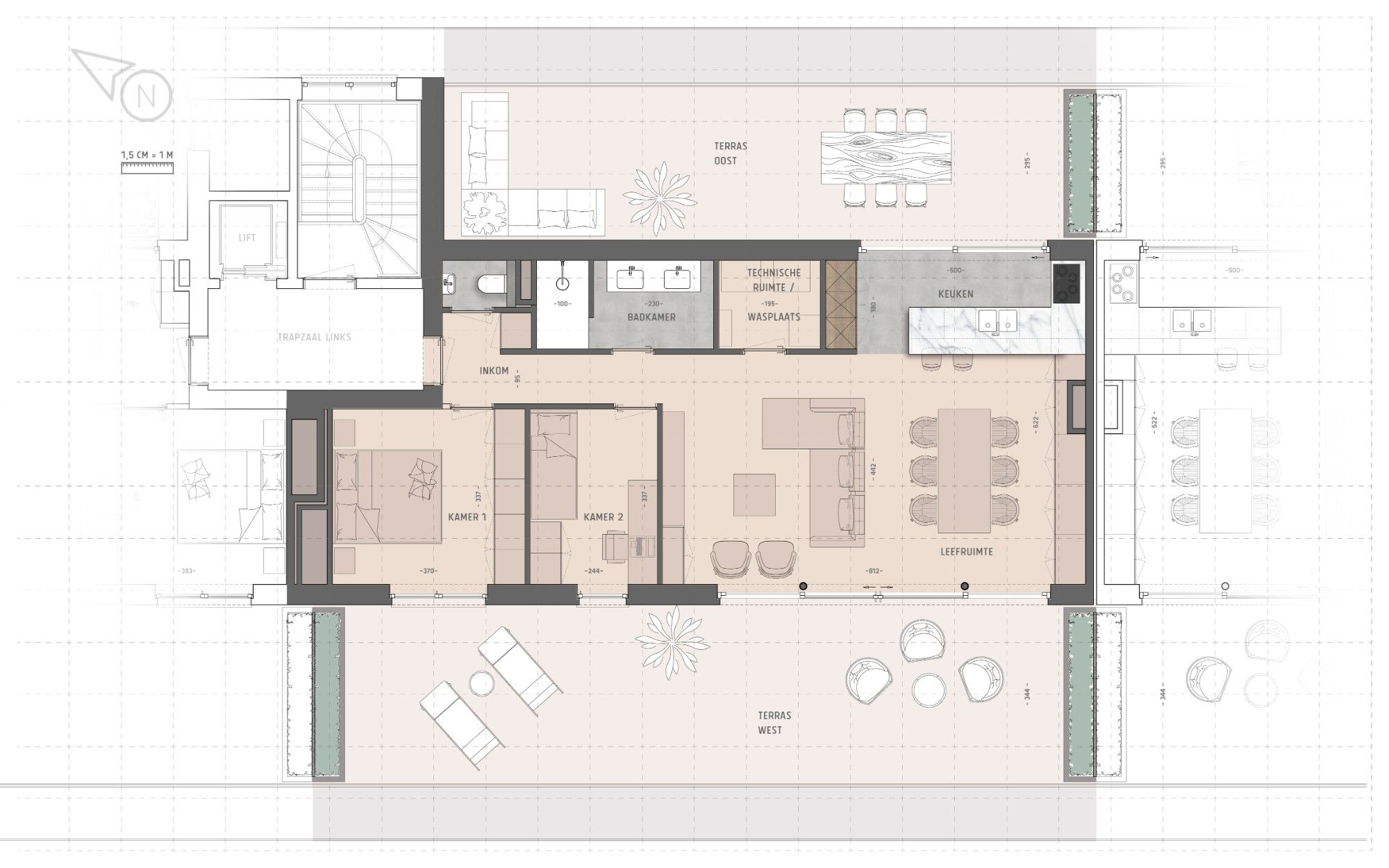 Sublieme penthouse met groot terras en prachtig uitzicht foto 3