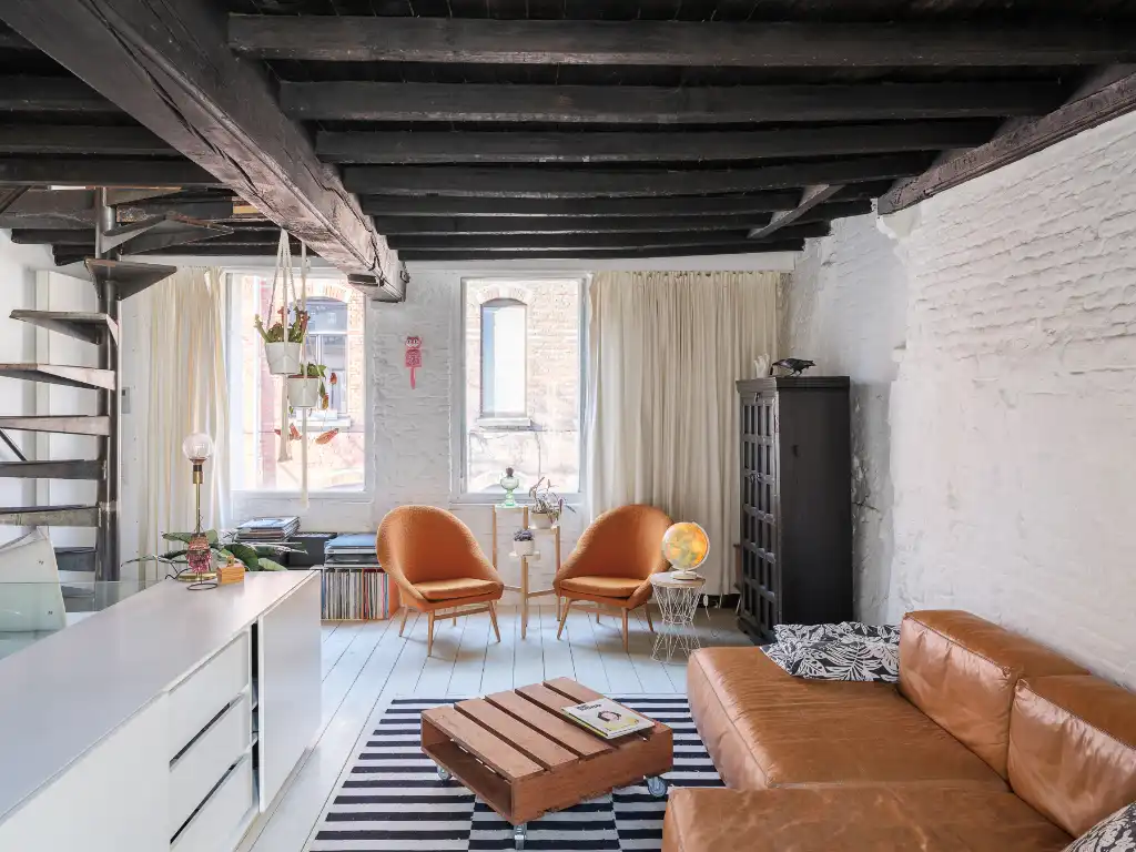 Centrum Gent, karaktervolle woning waar authenticiteit en hedendaagse ruimtelijkheid en architectuur elkaar ontmoeten. foto 4