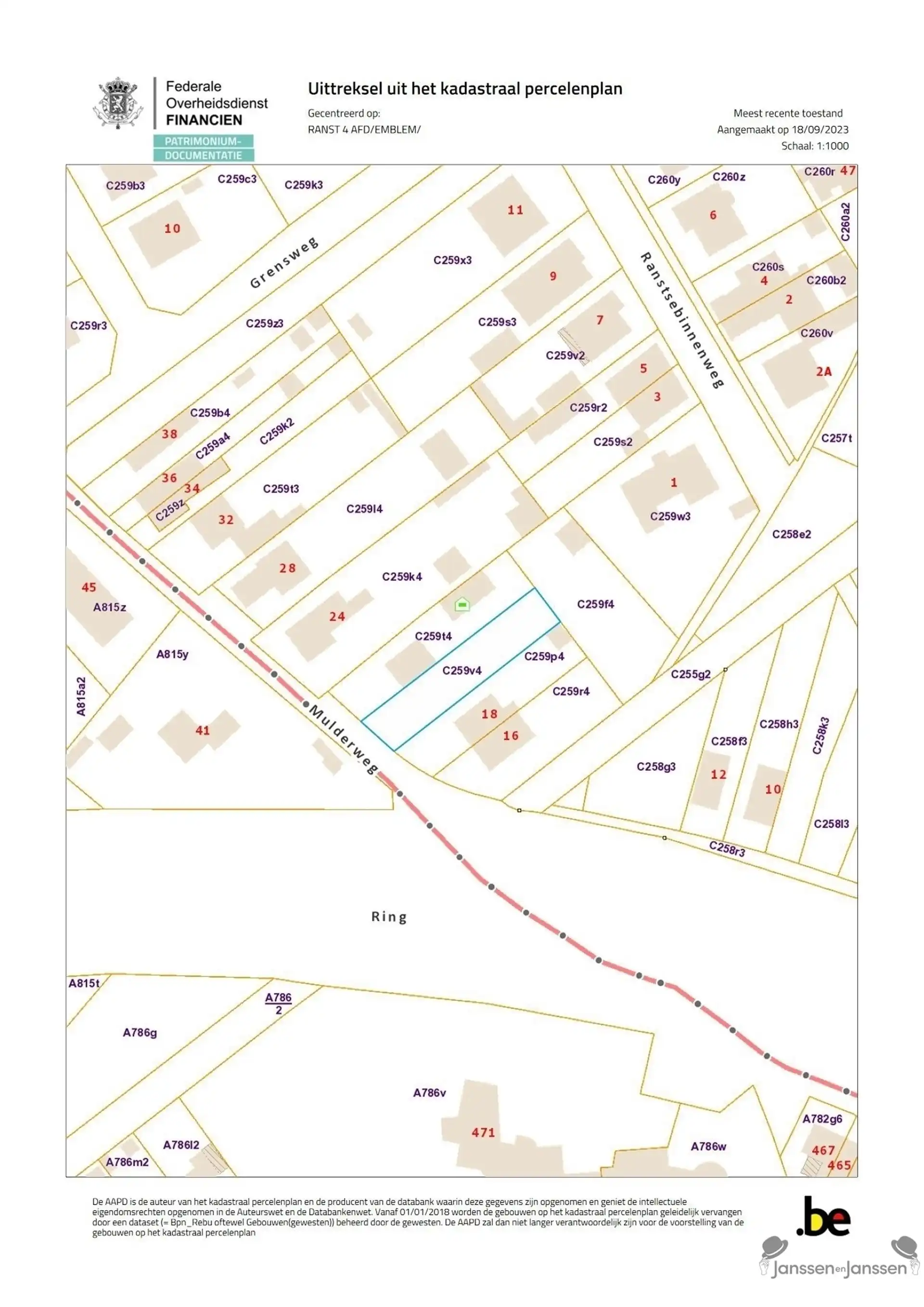 Bouwgrond - HOB - perceel 489 m² foto 3