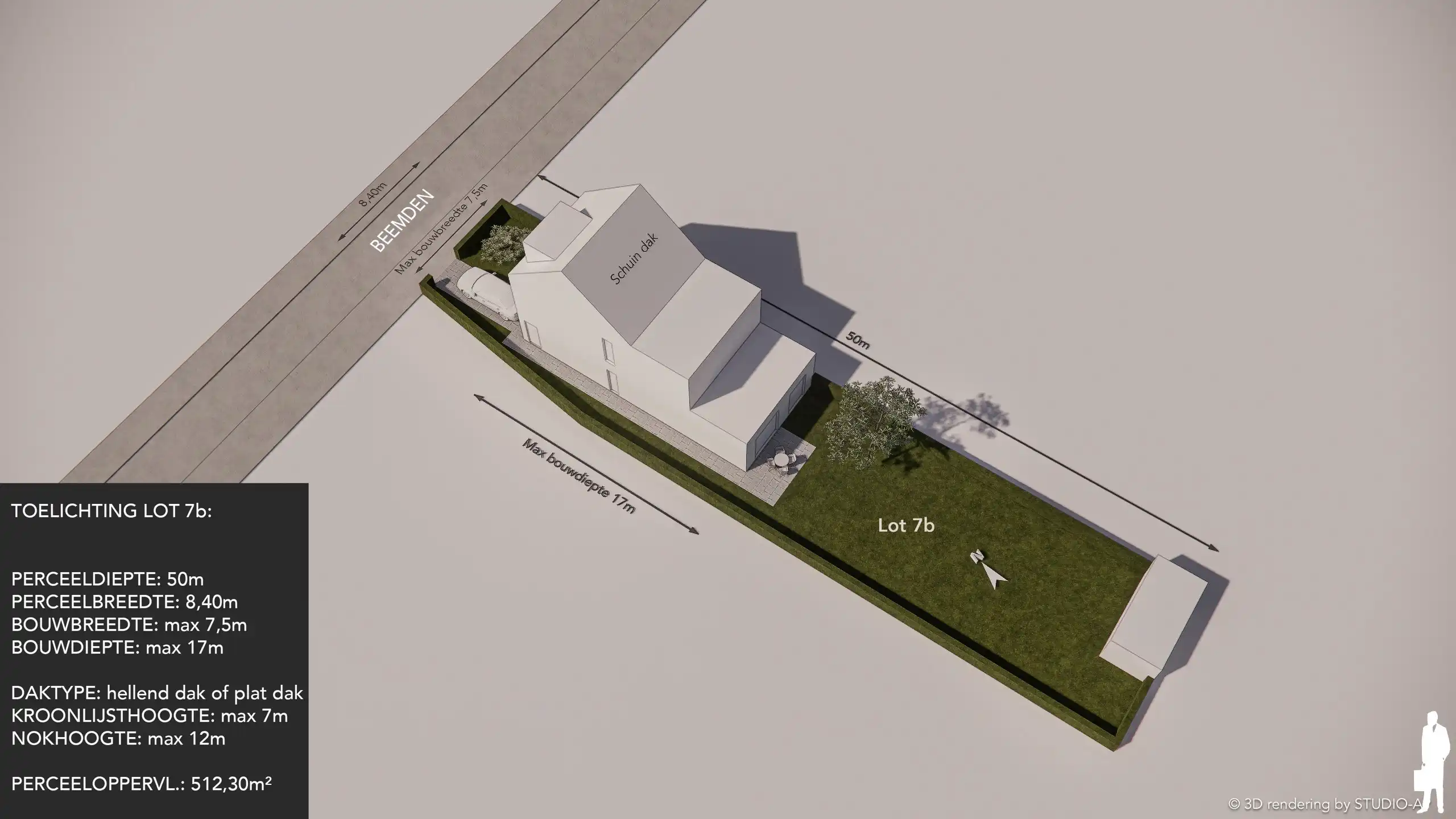 Perceel bouwgrond van ca. 525 m²! foto {{pictureIndex}}