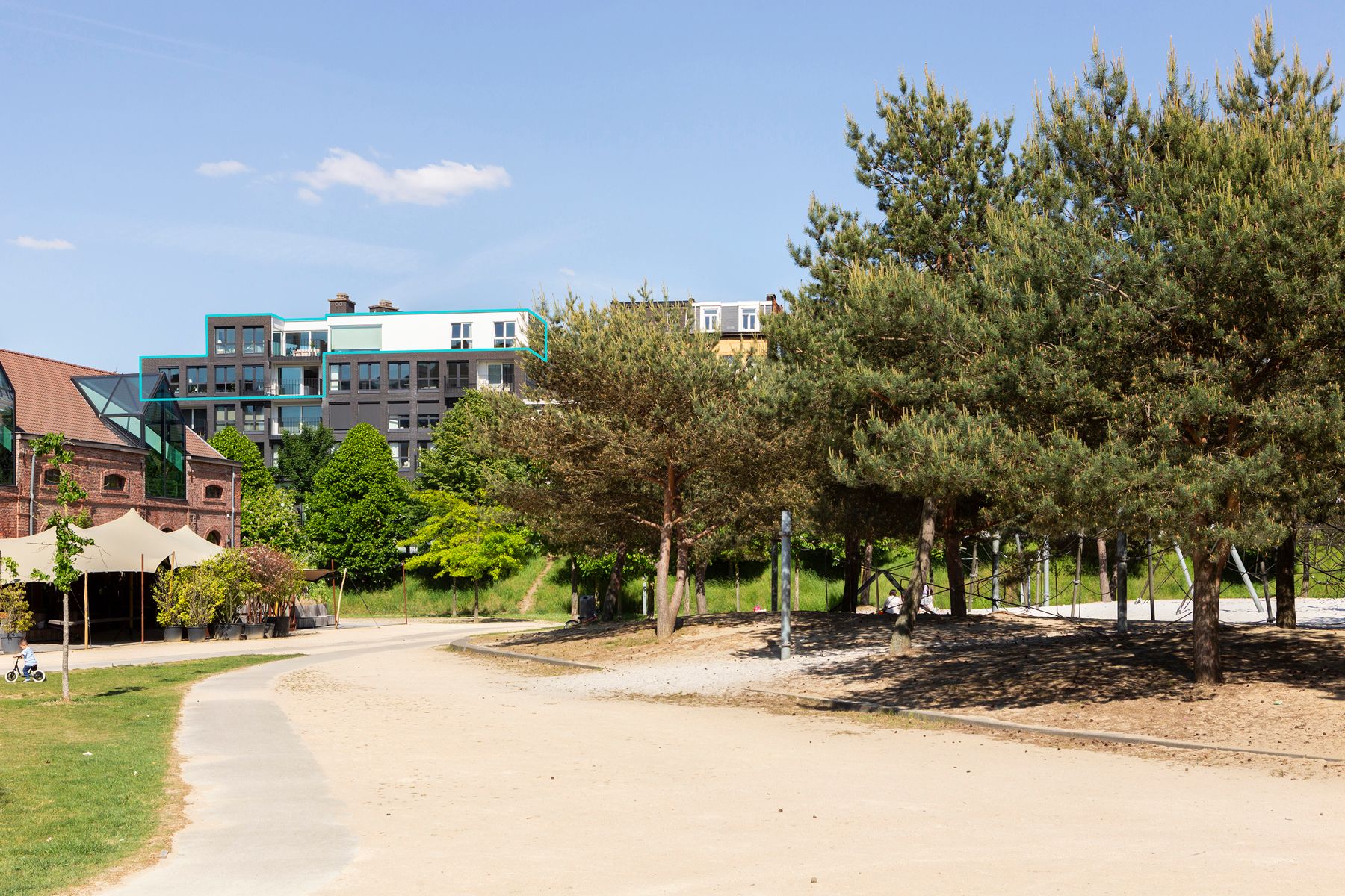 Penthouse met adembenemend parkzicht aan Park Spoor Noord foto 26