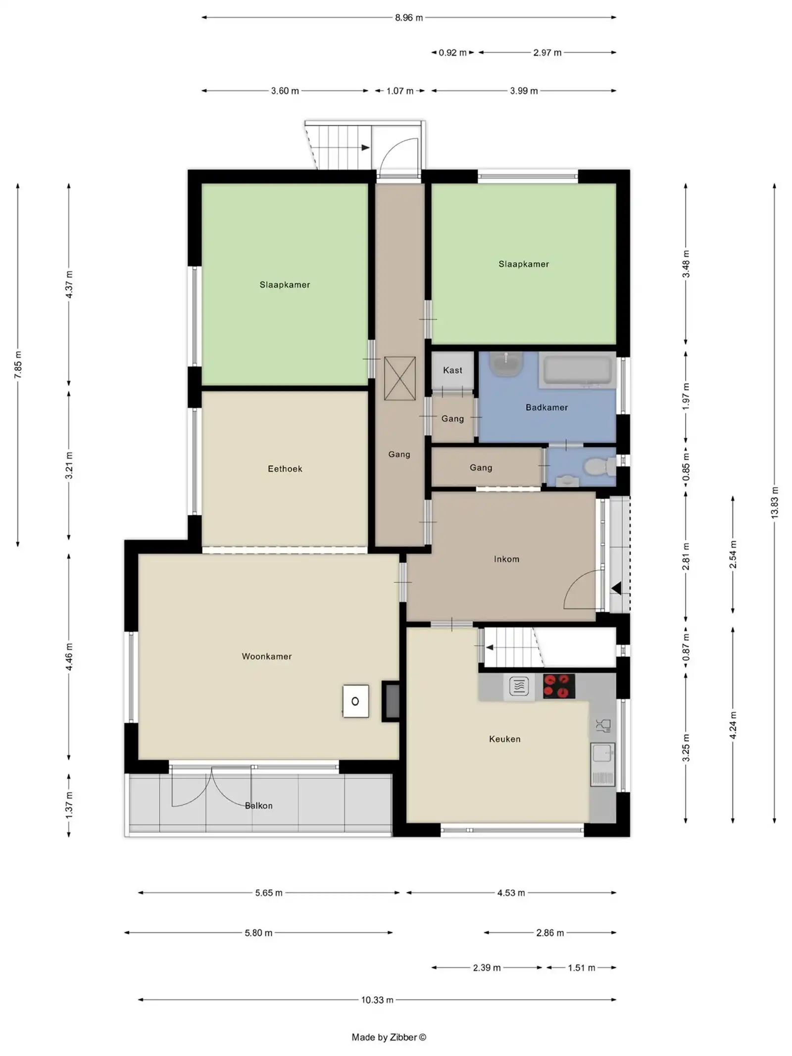 Viergevel te koop in Meerbeke foto 2