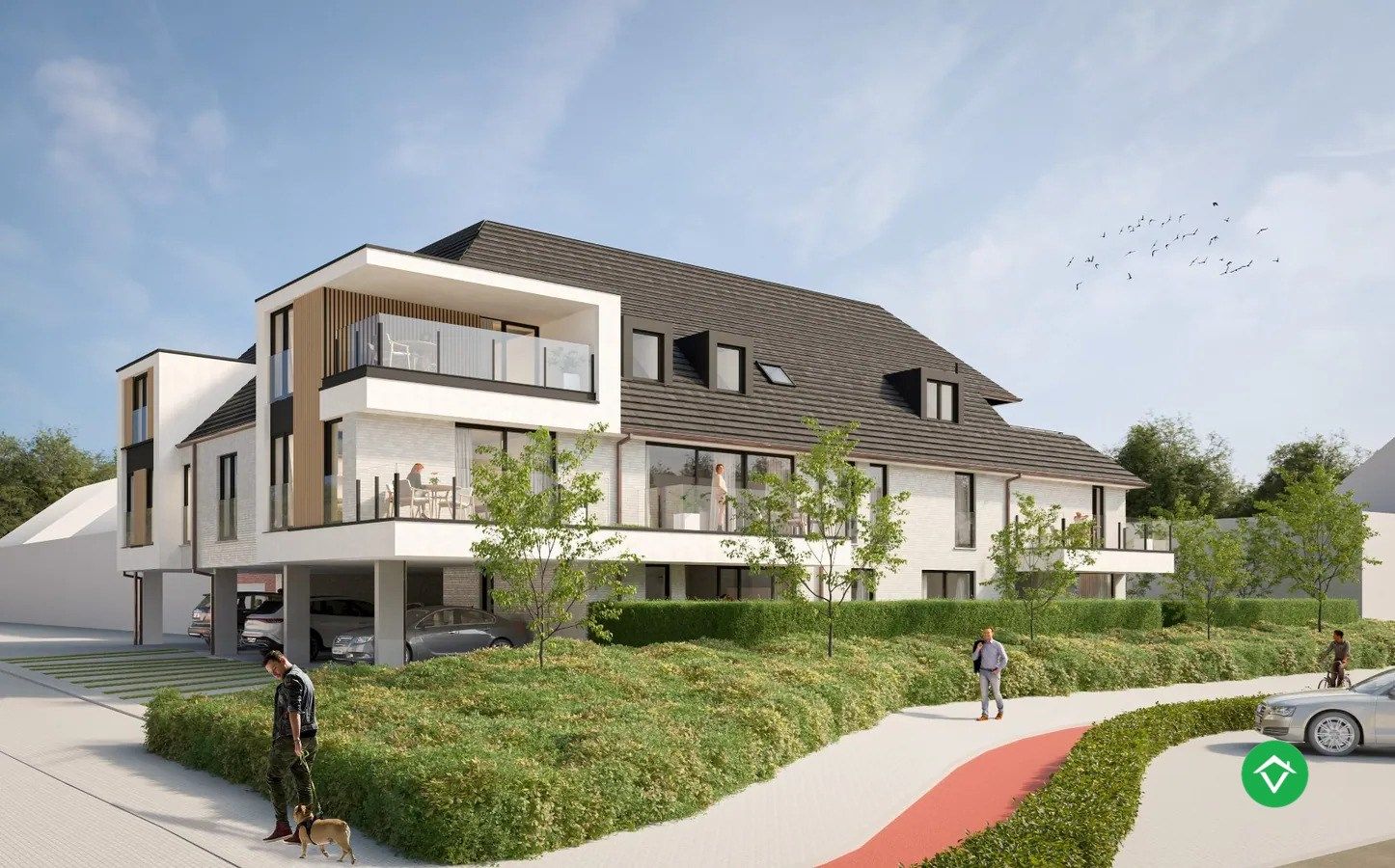 Nieuwbouwappartement met 2 slaapkamers en 2 terrassen in centrum Koekelare  foto 11