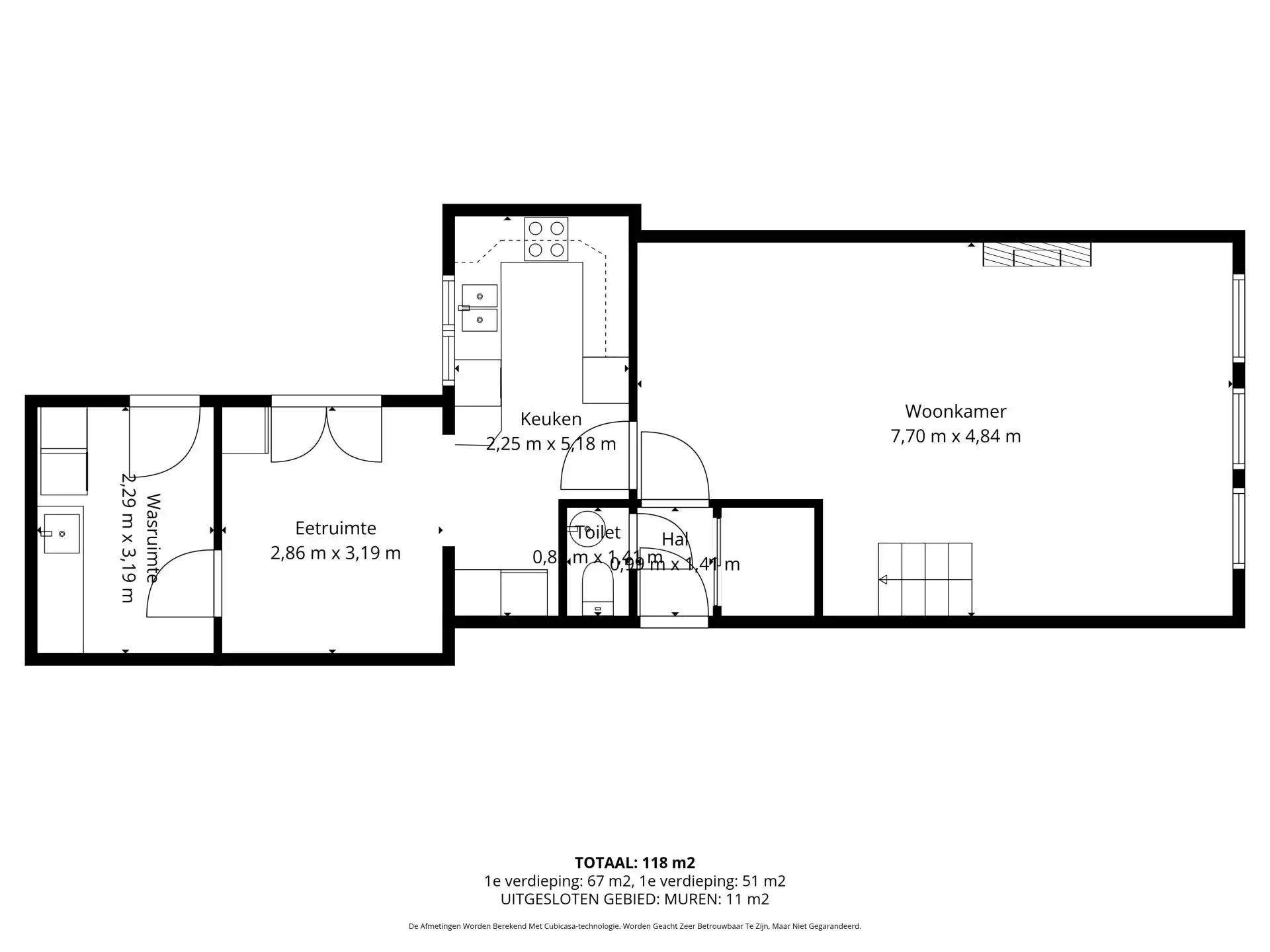Ruim duplex appartement met centrale ligging foto 21
