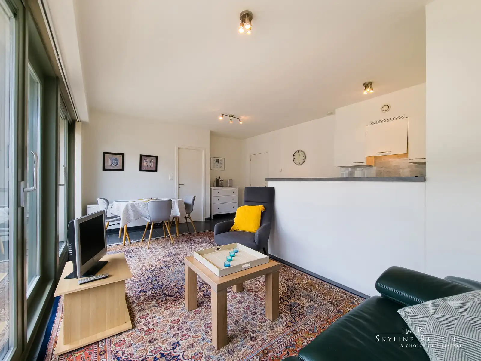 Prachtig gemeubeld app - 1Kamer + Terras (Europese wijk) foto 3