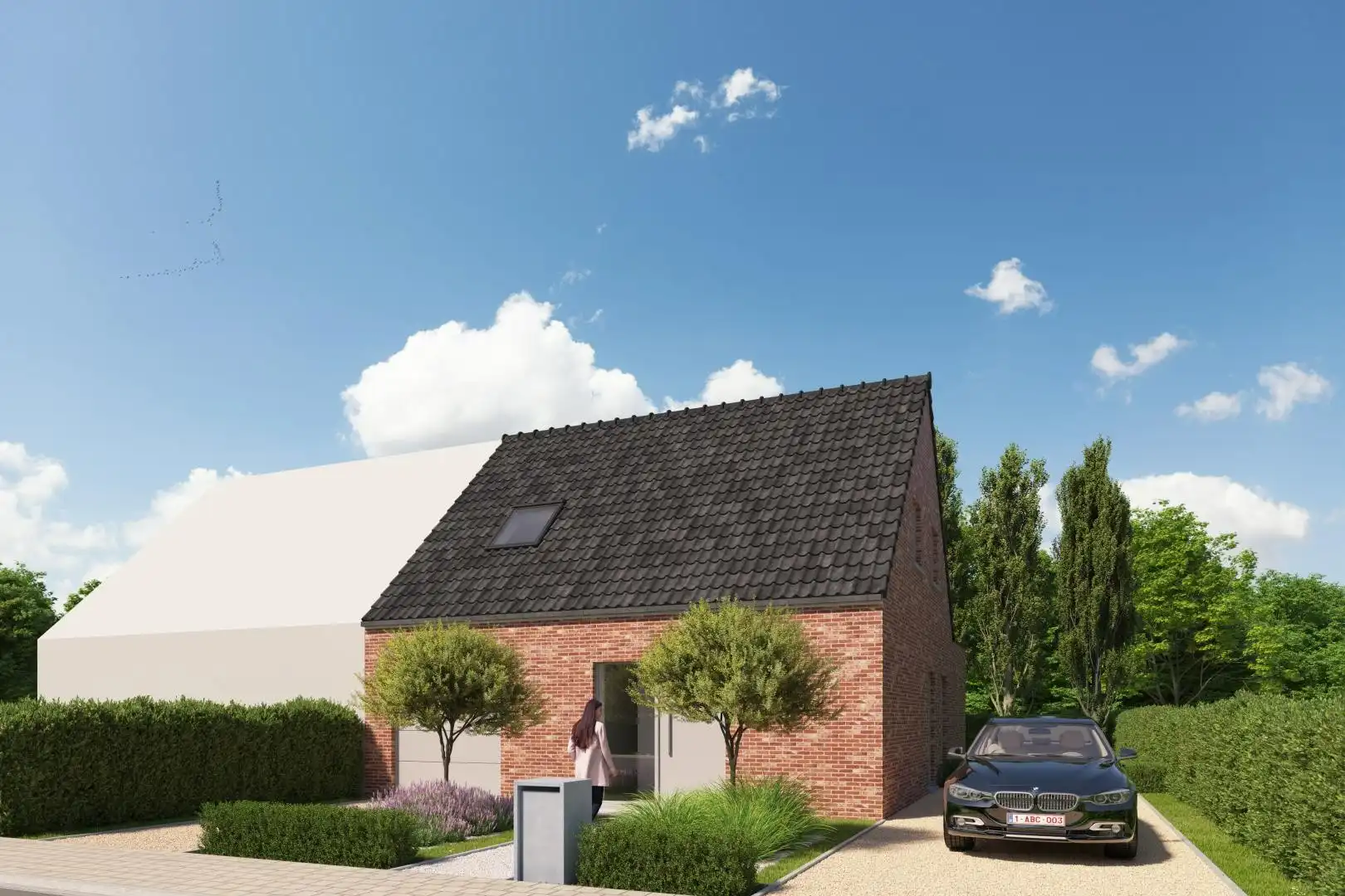 Halfopen nieuwbouwwoningen op een rustige locatie in Wervik foto 2