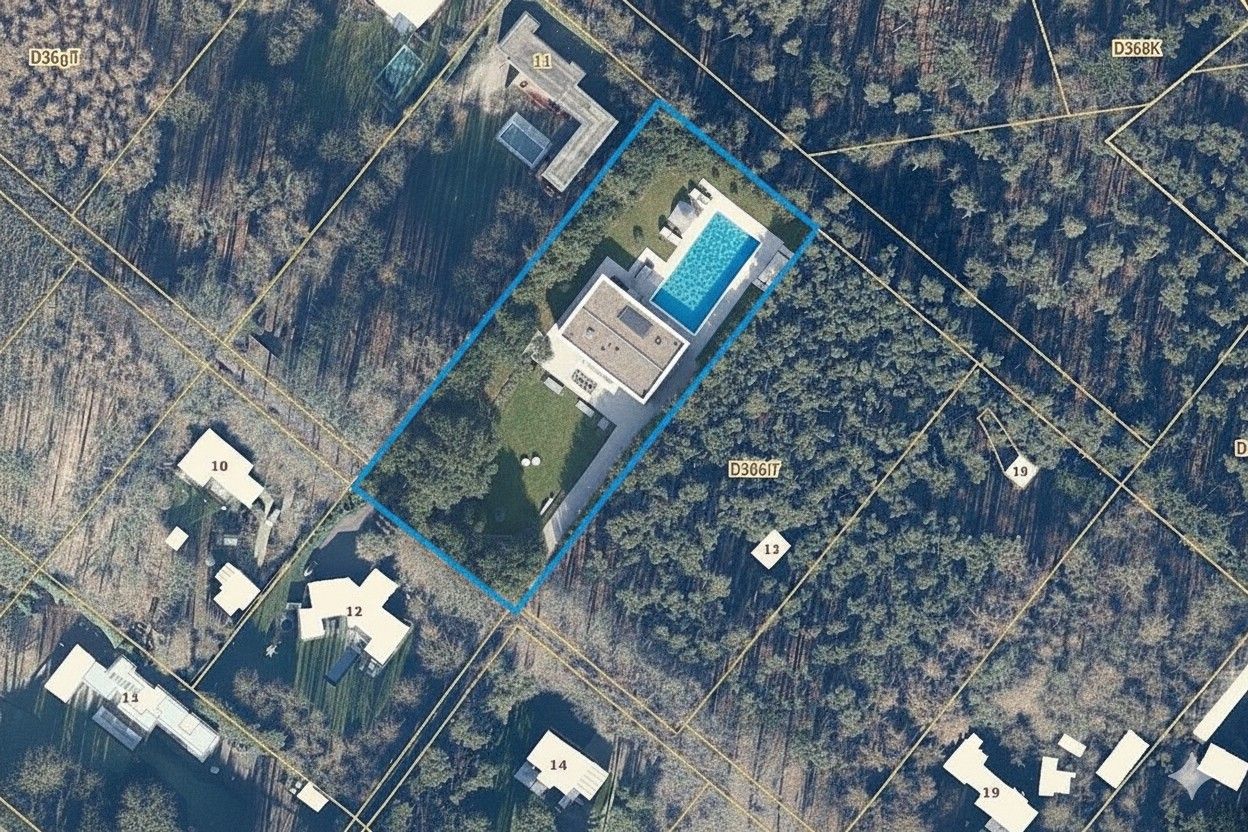 Exclusief (palend aan het Buskampveld!) perceel BOUWGROND (5.604m²) in het residentieel "WOONPARK" en BOS te Hertsberge (Oostkamp)! foto 2