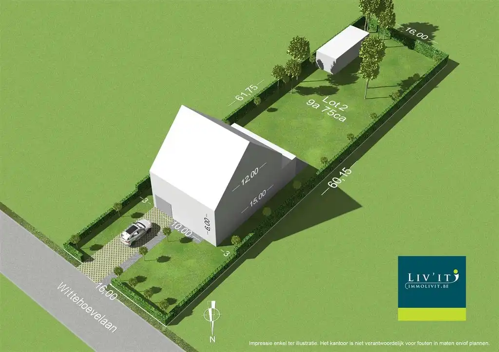 Bouwgrond voor open bebouwing in rustige straat! foto {{pictureIndex}}