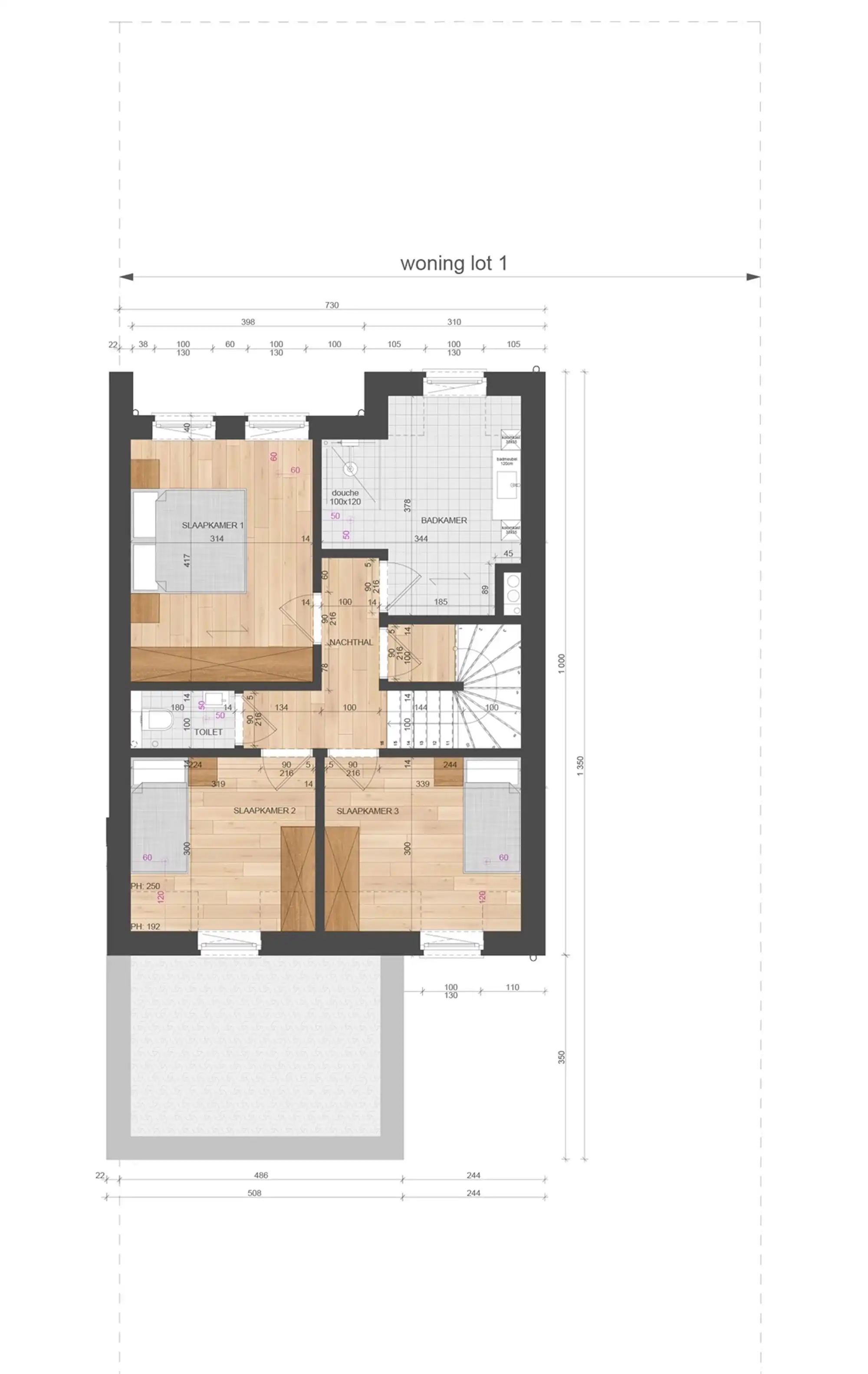 NIEUWBOUWWONING MET 3 SLAAPKAMERS UITERST RUSTIG DOCH CENTRAAL GELEGEN TE ZONHOVEN foto 14