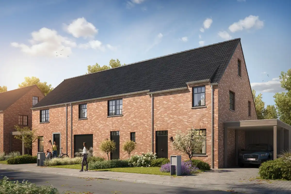 Energiezuinig wonen op een toplocatie in Oedelem foto {{pictureIndex}}