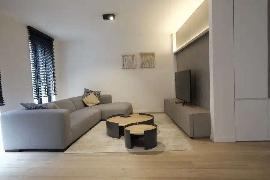 Prachtig gemeubeld luxeappartement met twee slaapkamers gelegen in dé winkelstraat van Hasselt foto 3