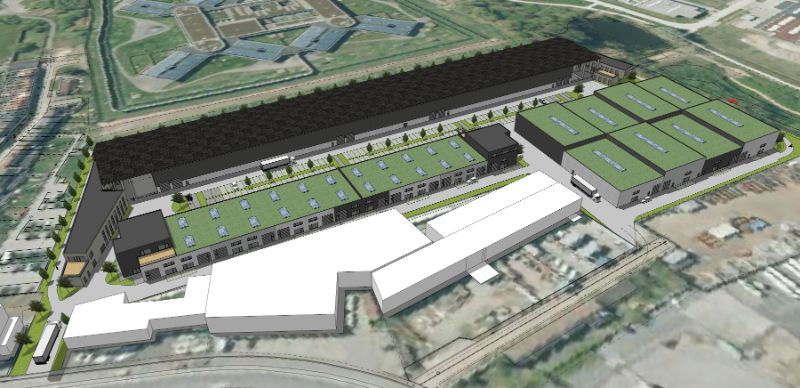 Modern nieuwbouw magazijn met kantoorruimte in Gent foto 10