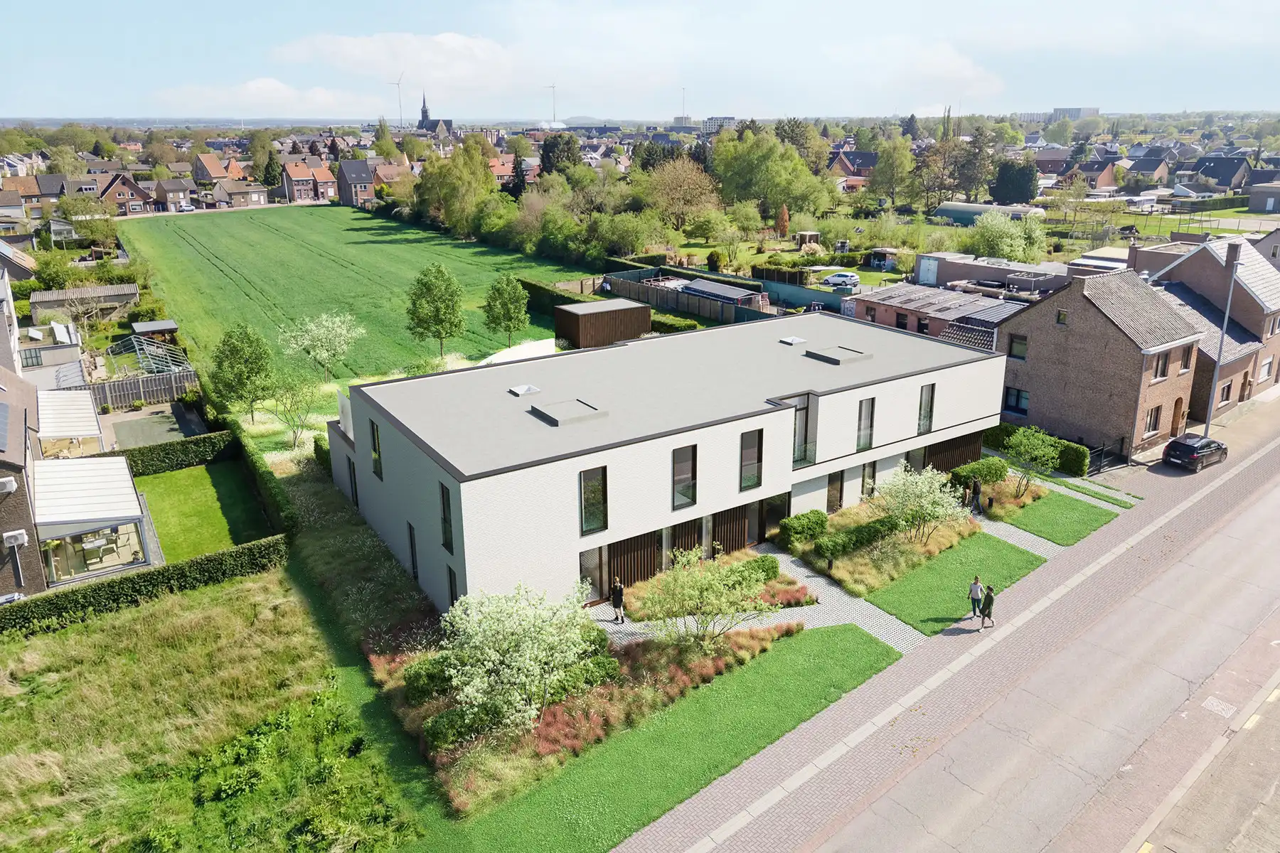 Nieuwbouwappartement (83m²) in kleinschalige residentie te Lanaken! foto {{pictureIndex}}