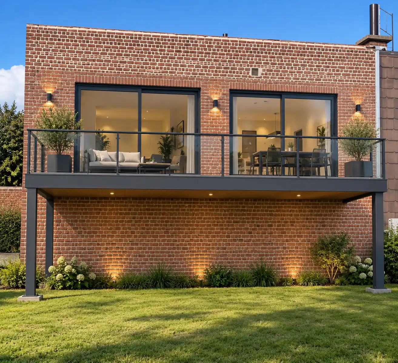 Halfopen bebouwing met ruime garage/werkplaats en tuin! foto 20