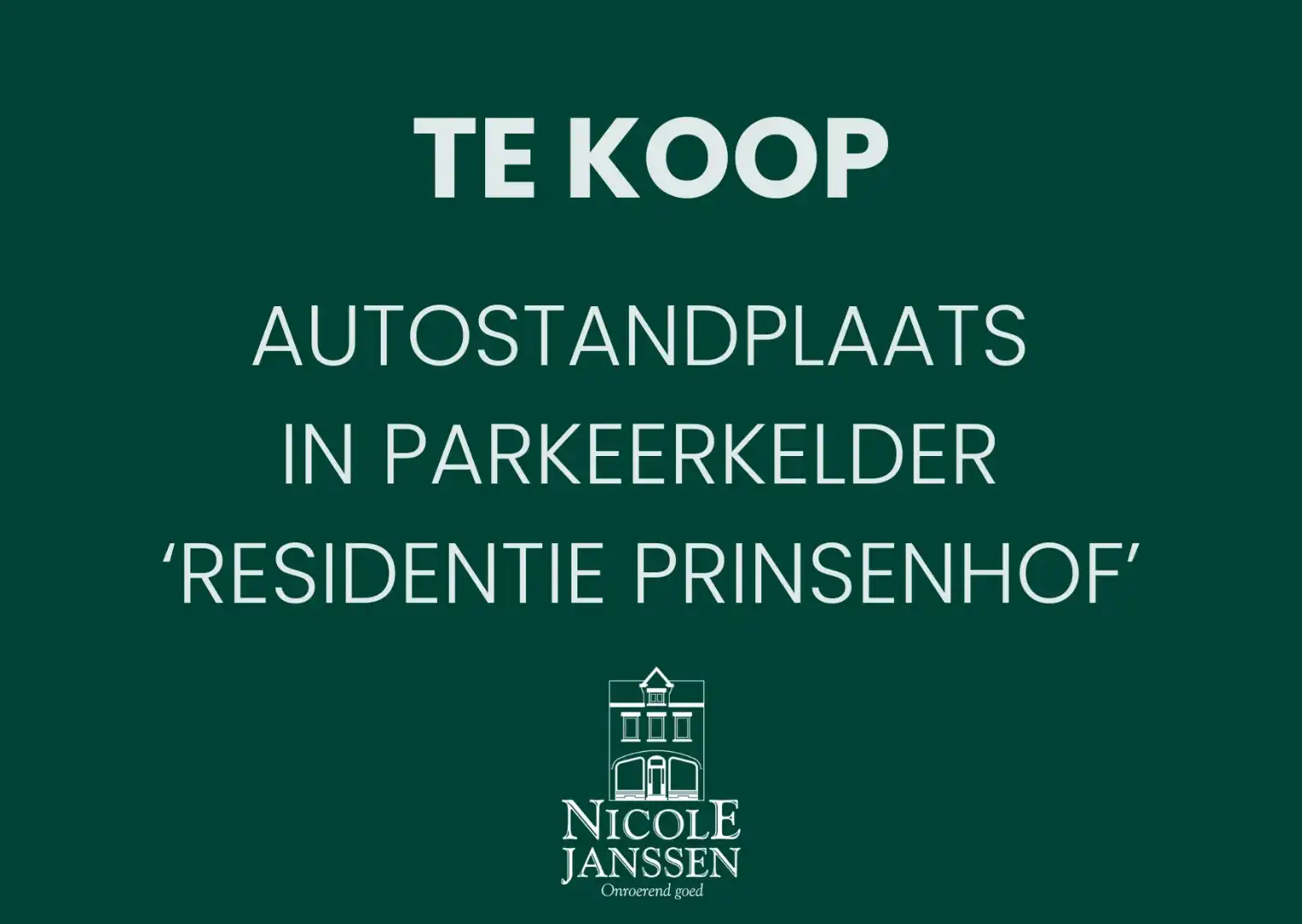 Parkeerplaats te koop Kolonel Aertsplein 12 - - 3680 Maaseik
