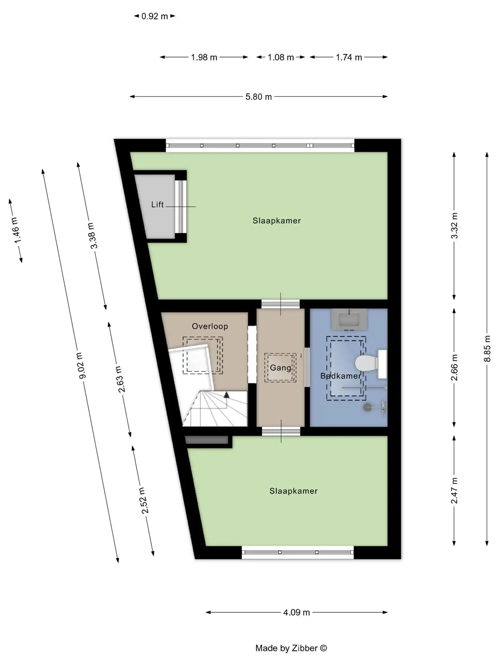 Woning met 2 slaapkamers te koop  foto 13