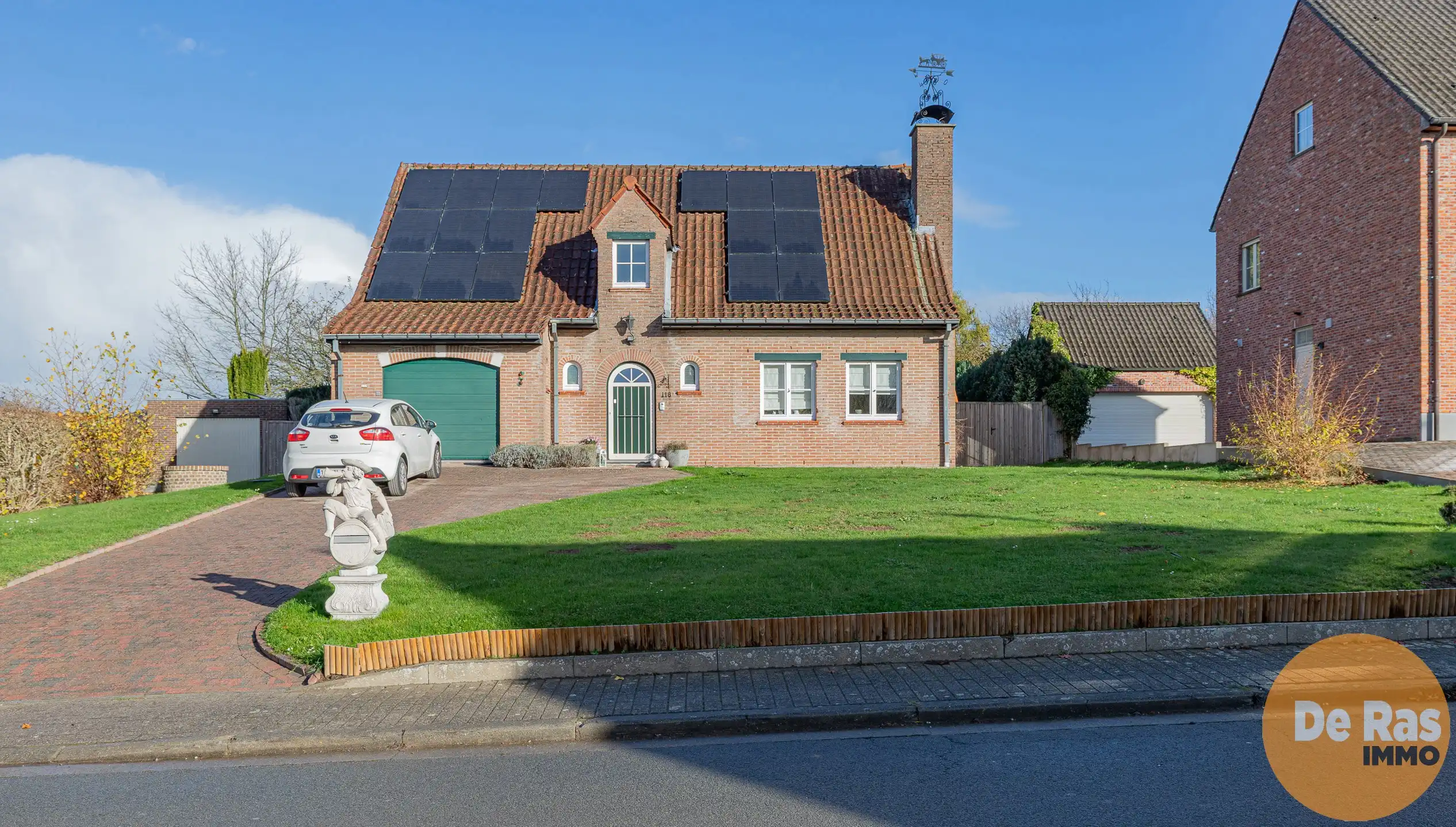 Hoofdfoto van de publicatie: RESSEGEM -Residentieel gelegen fermette met 3slp/garage/tuin