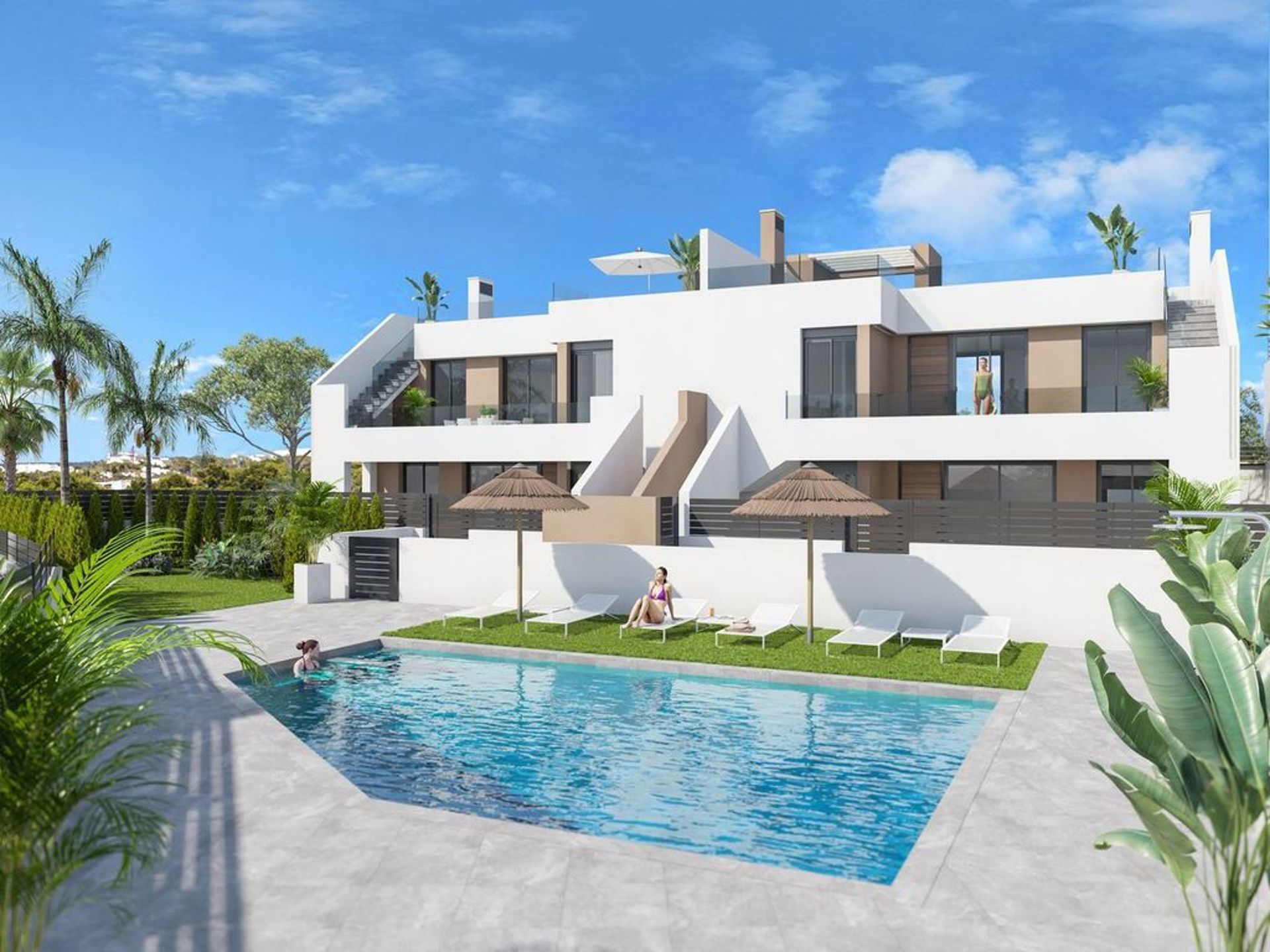 SPANJE  - Bungalow 2km zee-strand foto {{pictureIndex}}