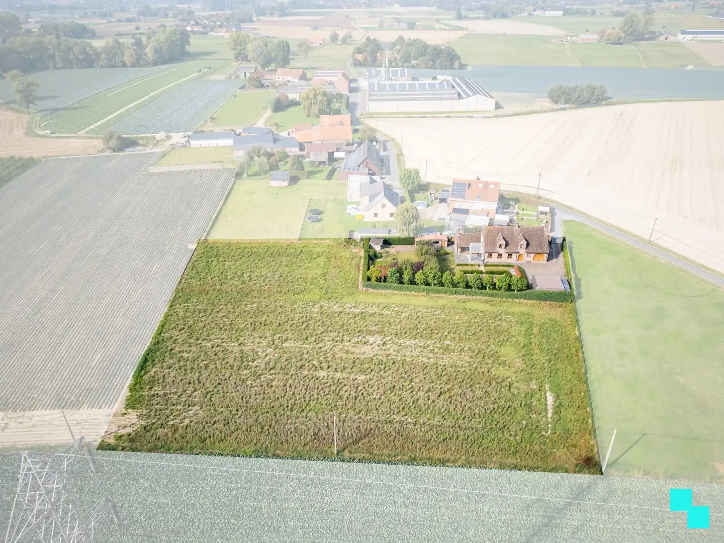 Landelijk gelegen open bebouwing op grens Lendelede, Izegem en Sint-Eloois-Winkel foto 20