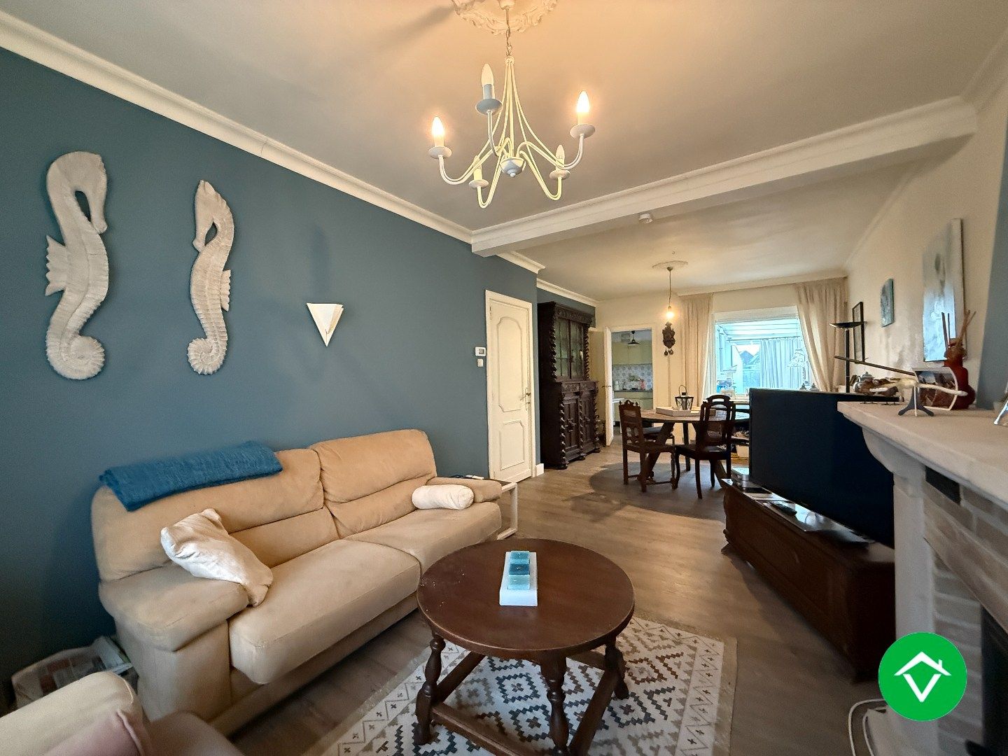 Halfopen bebouwing met 2 slaapkamers, tuin en garage foto 4