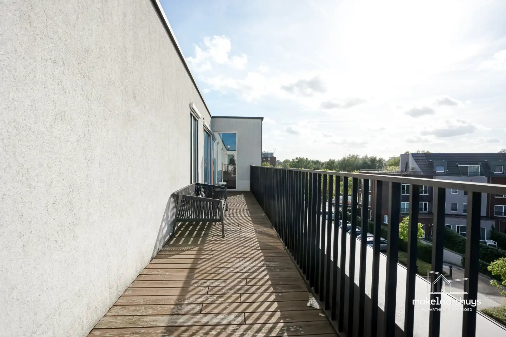 Schitterend en rustig gelegen 3 slpk. app.   foto 13