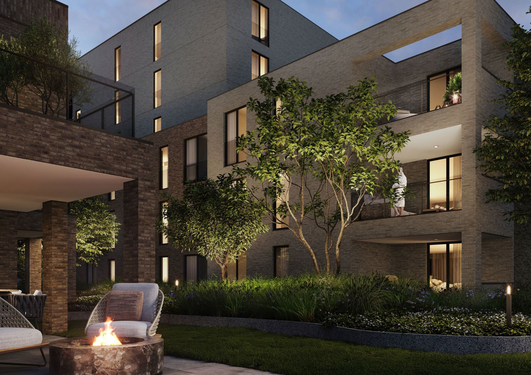 Nieuwbouwproject - stadsrand - mooie terrassen  foto 8