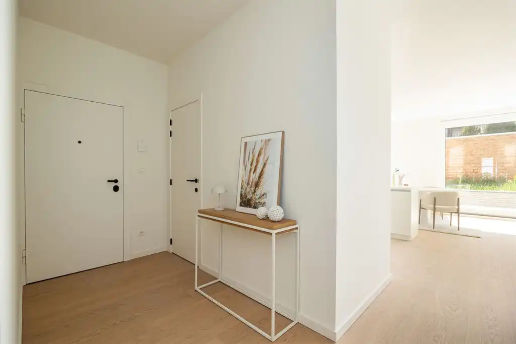 Gelijkvloers app met 3 slpk en tuin foto 17