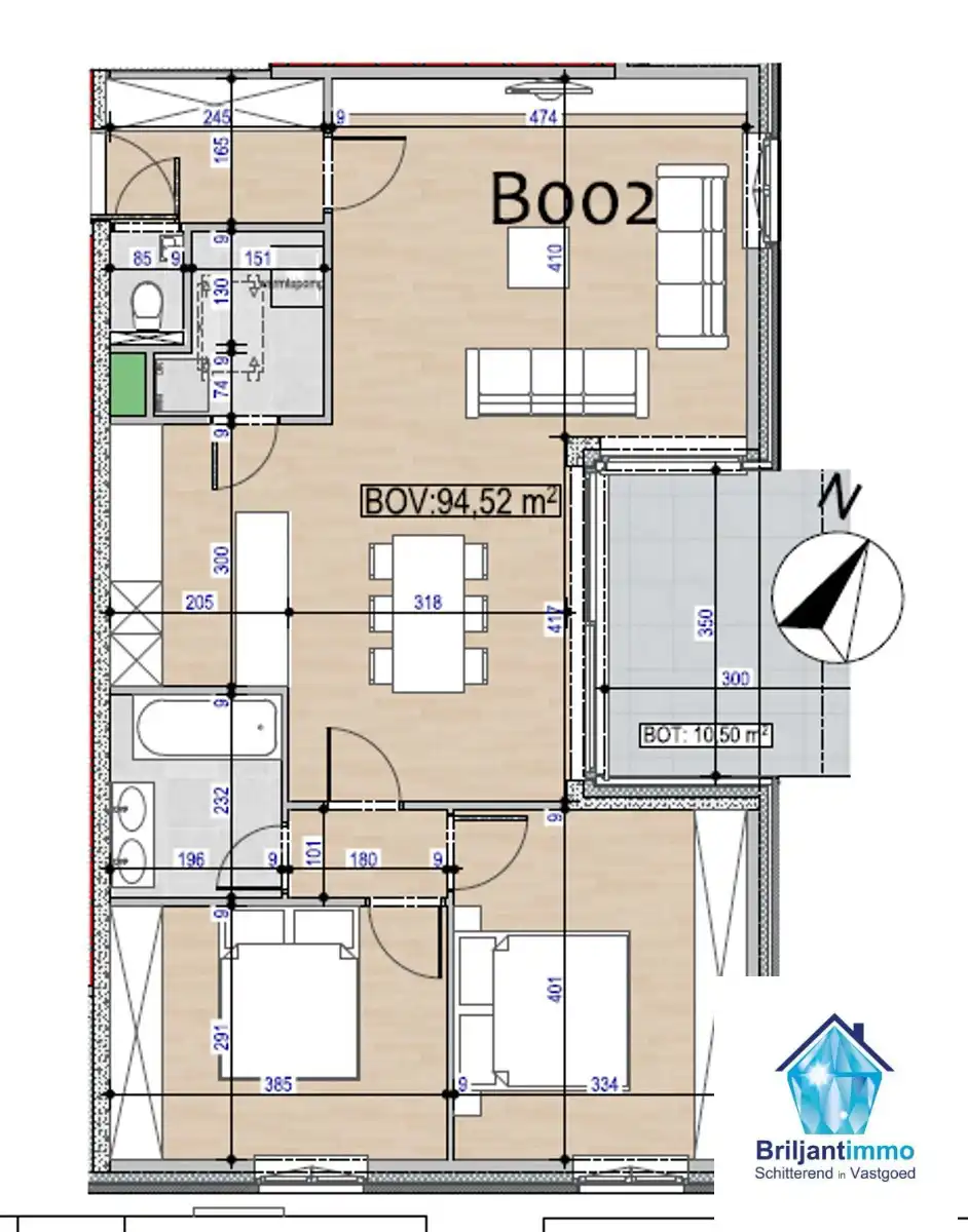 Gelijkvloers BEN appartement van 94m² met privéterras & tuin foto 2