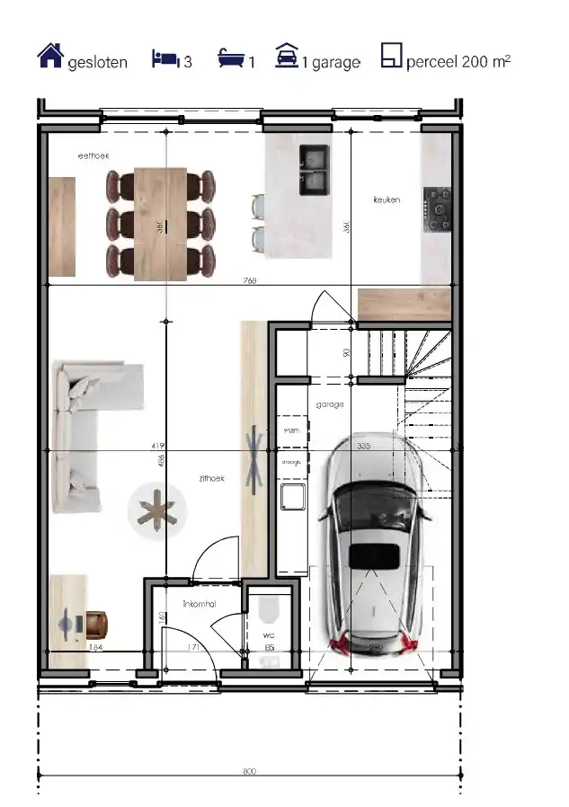 Moderne nieuwbouwwoning met 3 slaapkamers en garage te koop in Langemark-Poelkapelle foto 15