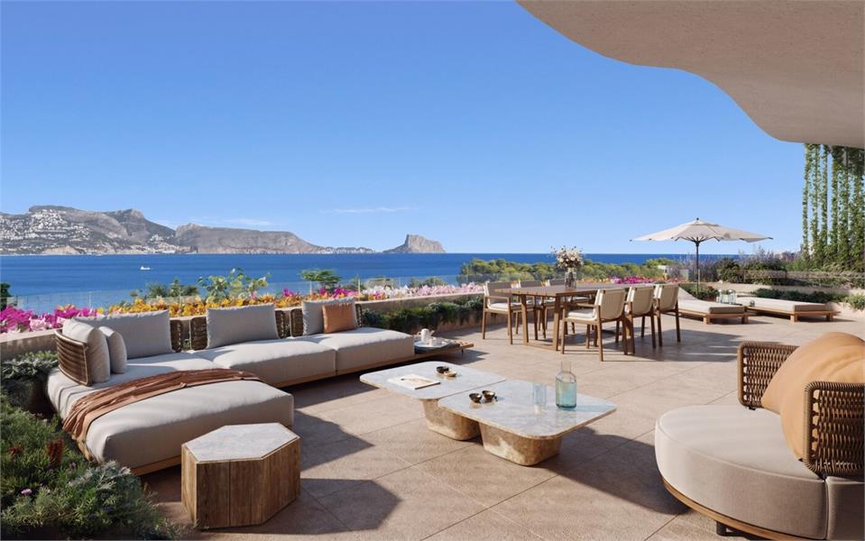 Nieuwbouw luxe penthouse aan zee in Albir foto 2