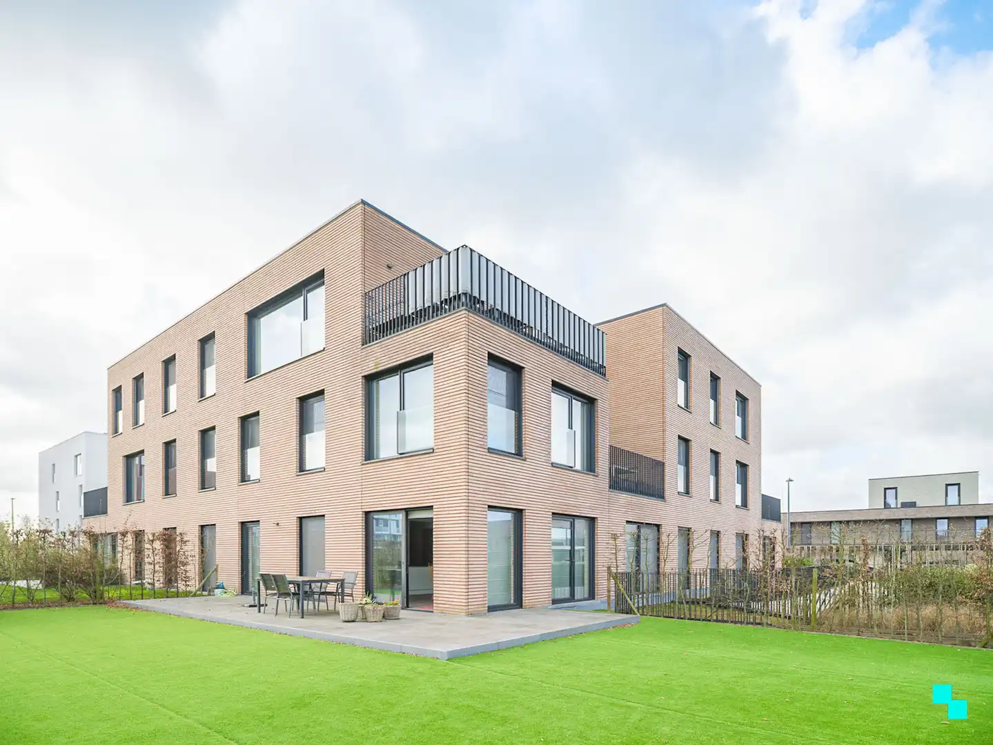 Gelijkvloers twee slaapkamerappartement nabij het centrum van Merelbeke foto 19