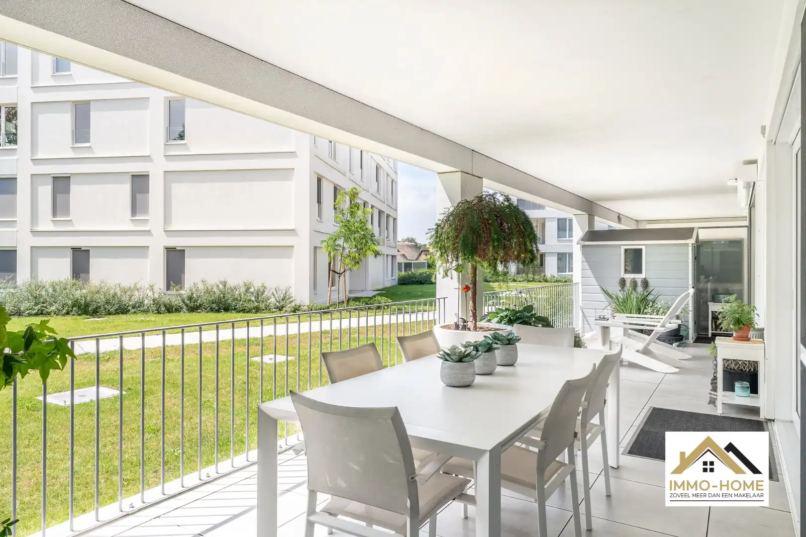 Prachtig gelijkvloersappartement met heel erg ruim terras!!  foto 3