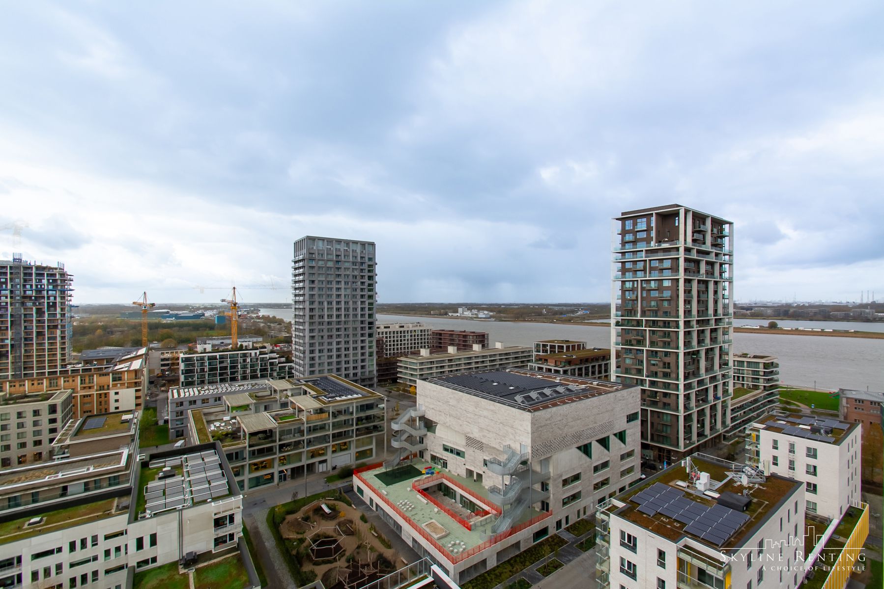 Lichtrijk 2 slpk app. met groot terras en zicht op park foto 26