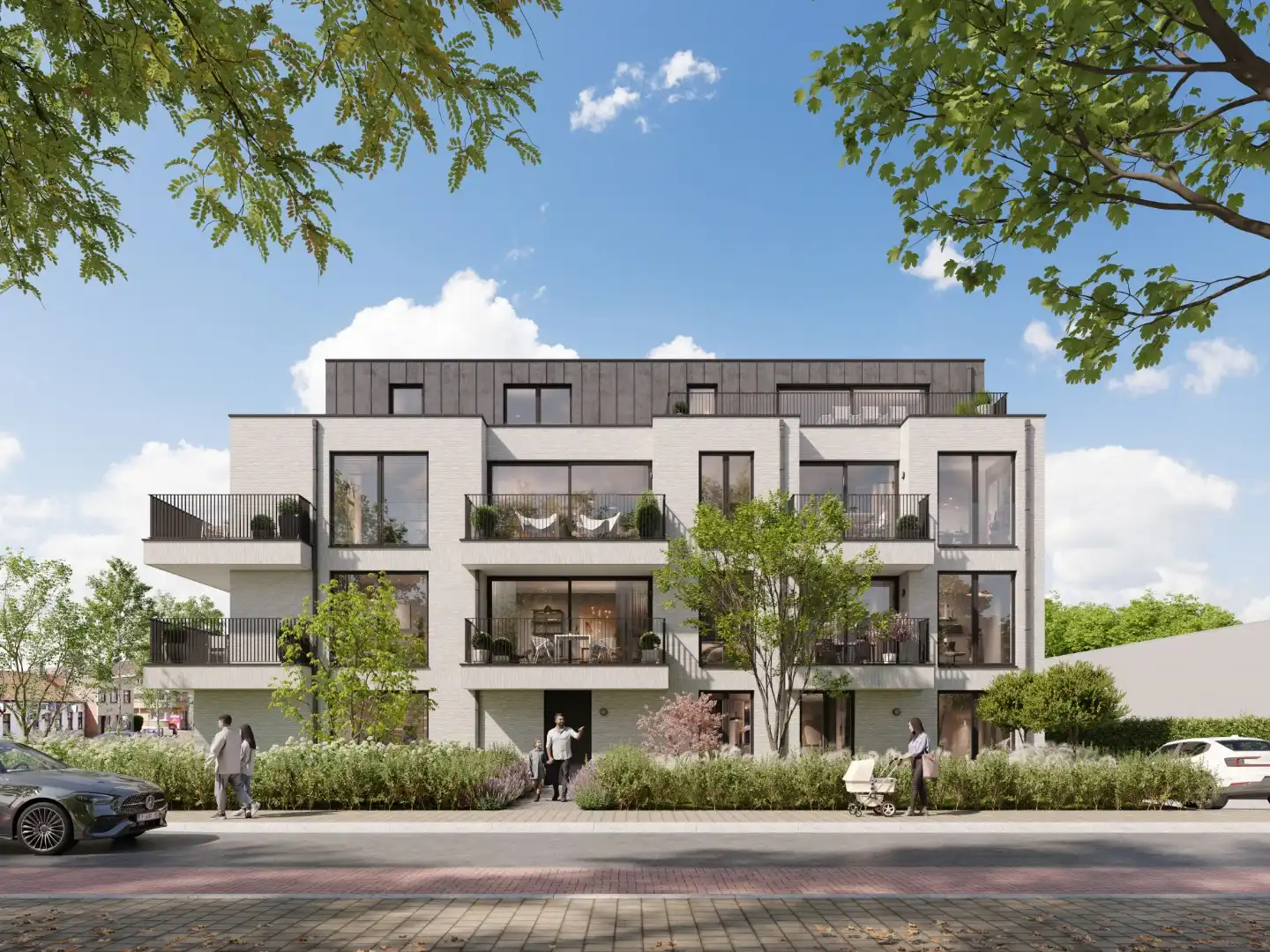 Een slaapkamer met dressing 65 m², terras 9 m², 2de verdieping foto 3