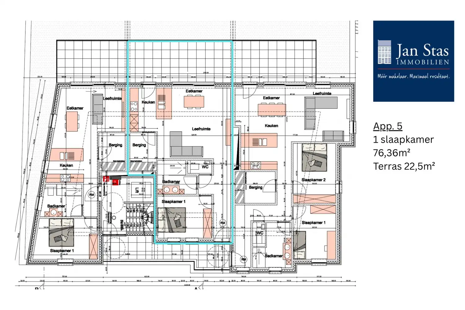 Zeven appartementen - Zorgeloos aankopen - Zonder voorafbetalingen foto 7
