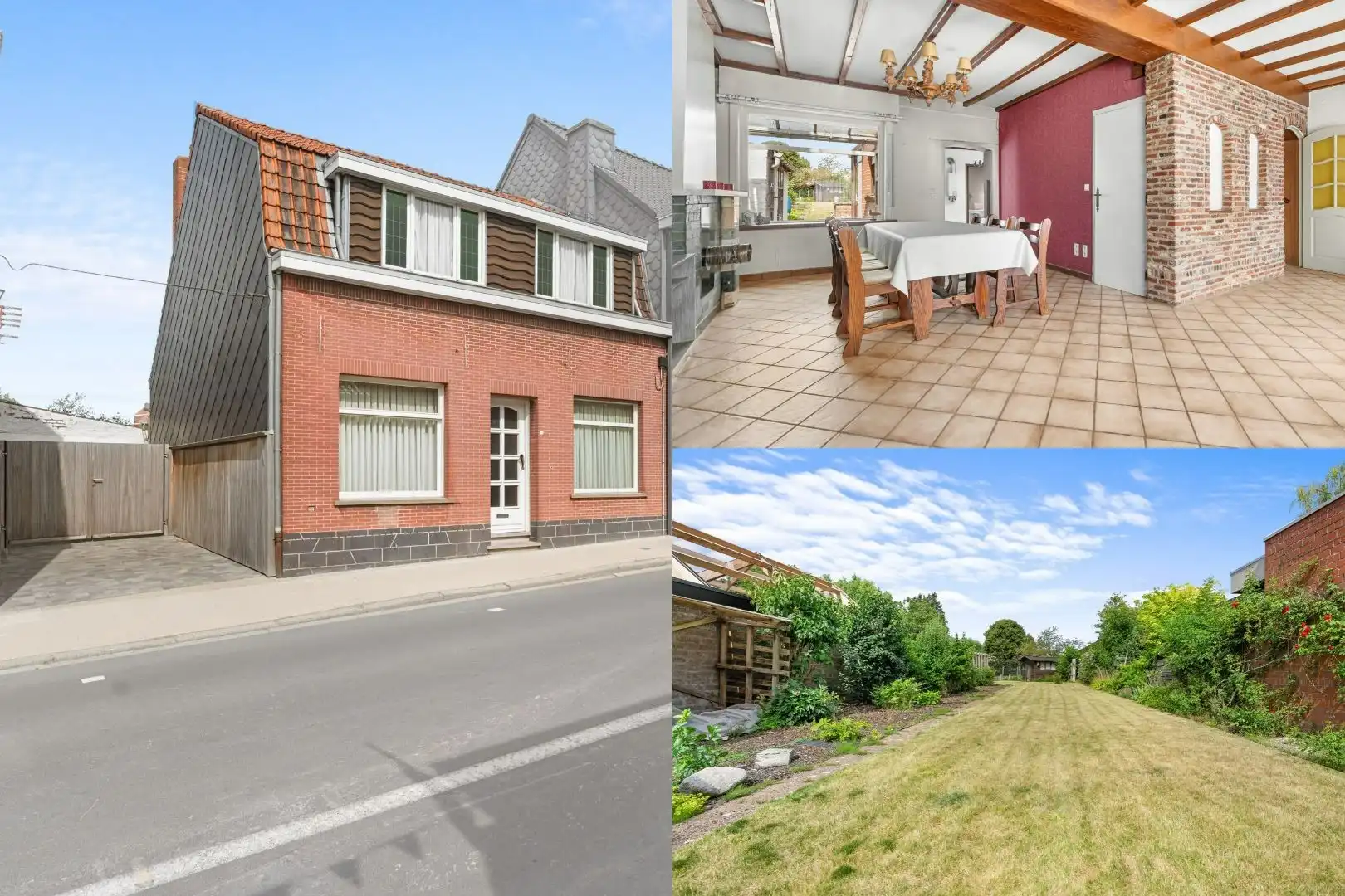 Hoofdfoto van de publicatie: Te renoveren halfopen woning met 3 slaapkamers, Westgerichte tuin en garage op een rustige locatie in Beselare