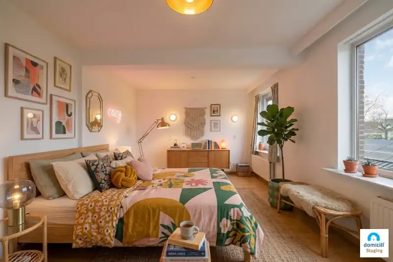 Roeselare-stadsrand. Leuk gelegen twee-slaapkamerappartement van 83m2 met 2 terrassen van 8.50m2. In 't groen op een boogscheut van 't centrum. Als investering of als betaalbare starter ! foto 10