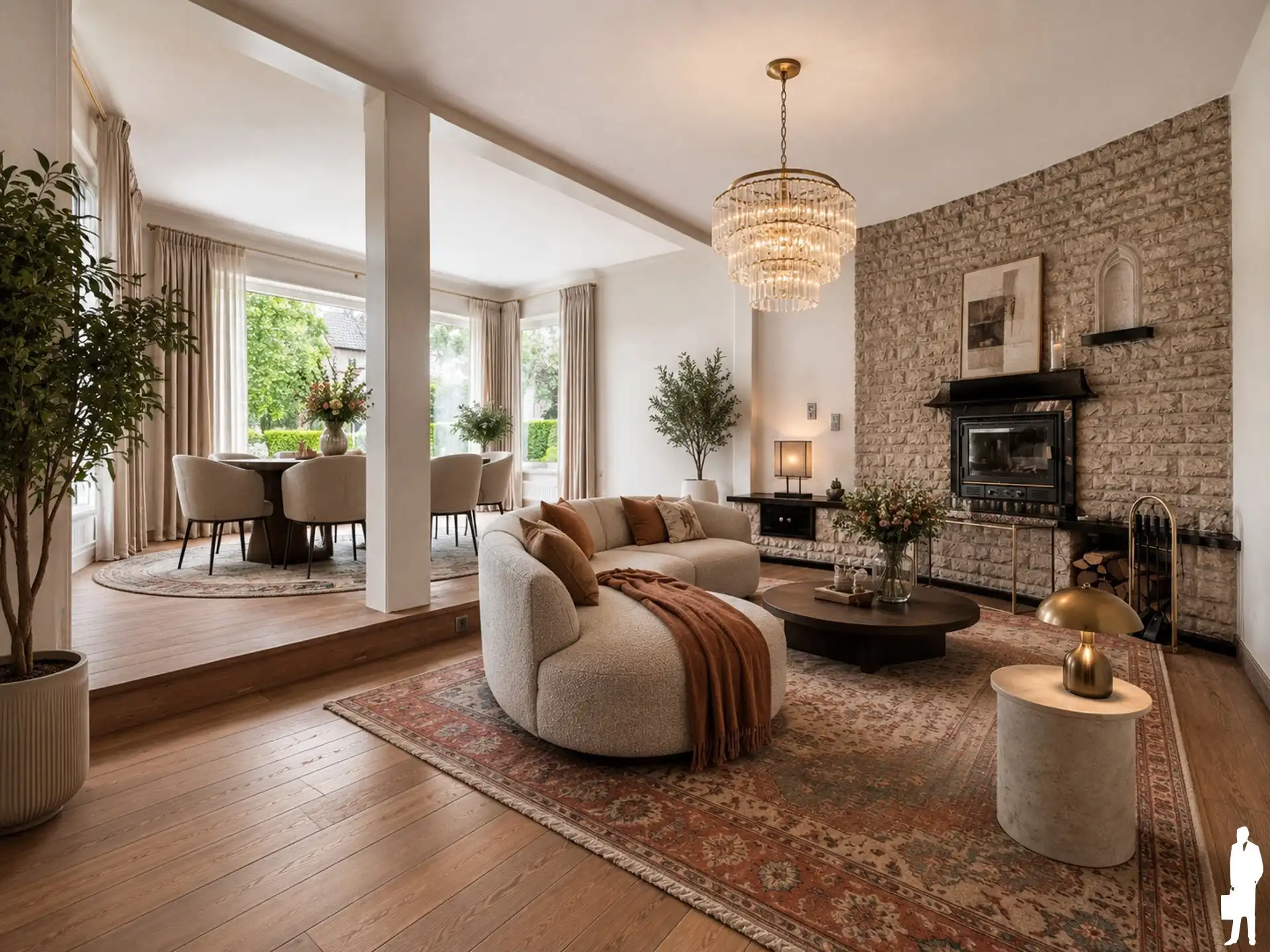 Authentieke landelijke villa uit de 60' met 4 slpk. in Weelde foto 2