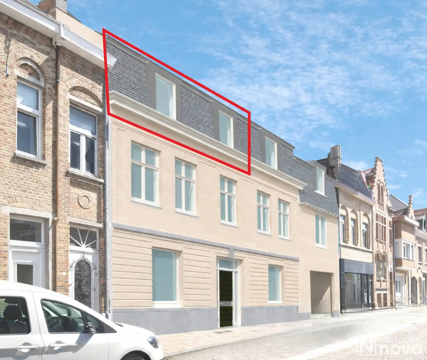 Nieuwbouw 2 slaapkamers en terras - centrum van Nieuwpoort foto {{pictureIndex}}